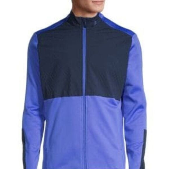 NEW Original Penguin Men's Textured Color-Block  Long Sleeve Track‎ Jacket M NWT - Picture 2 of 10